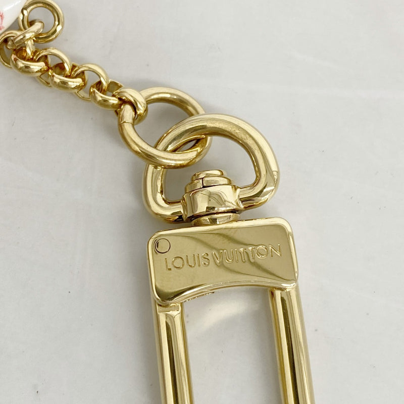 【6ga0106】ルイヴィトン キーホルダー・チャーム サマー ヴィヴィエンヌ M02591 ホワイト ブラウン レッド【中古】レディース