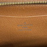 【6ga0109】ルイヴィトン 長財布 モノグラム ポルト モネ ジップ M61727 ブラウン【中古】レディース