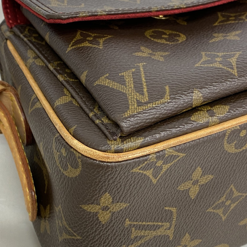 【6ga0111】ルイヴィトン ショルダーバッグ モノグラム ヴィバシテMM M51164 ブラウン【中古】レディース