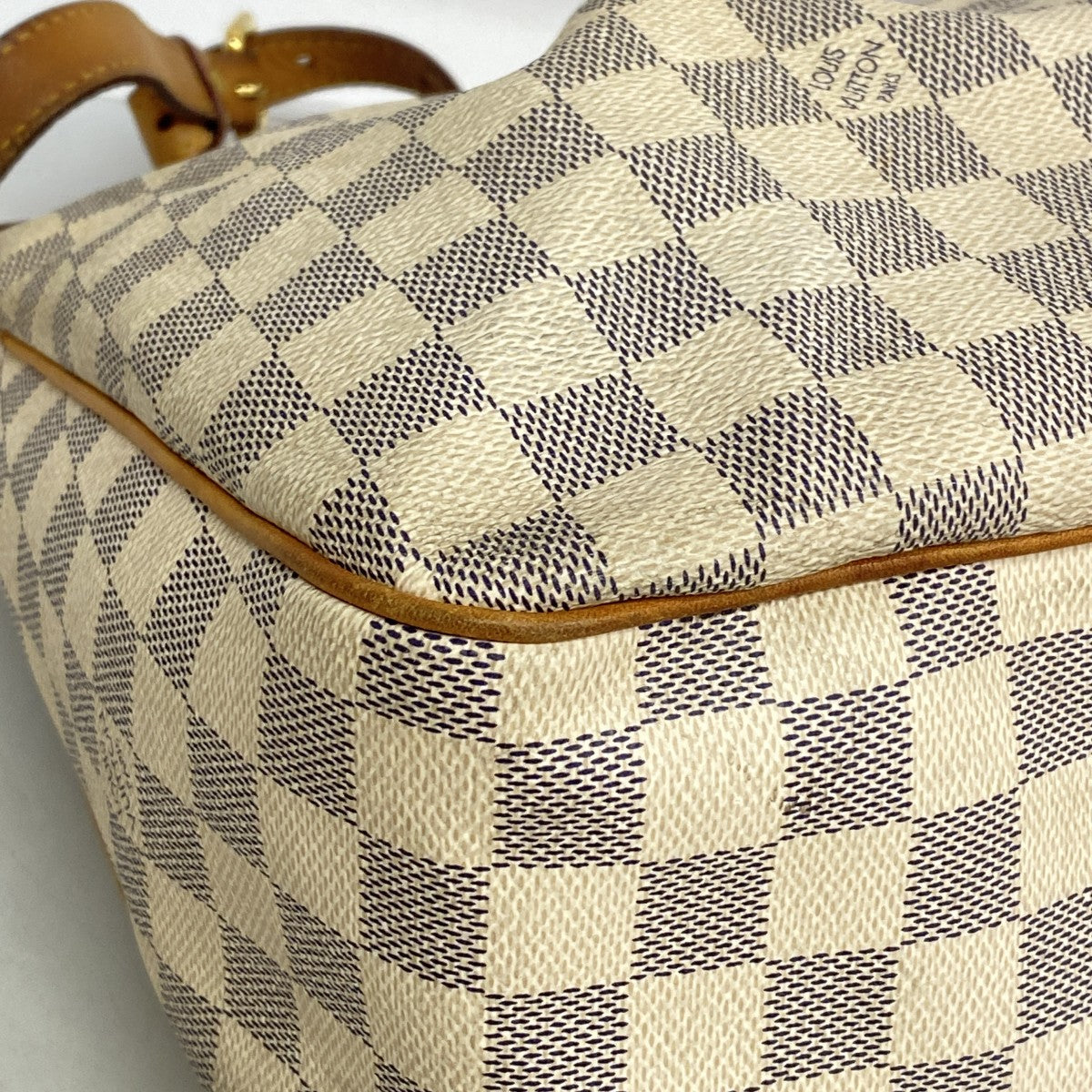 【6ga0112】ルイヴィトン ショルダーバッグ ダミエ・アズール シラクーサMM N41112 ホワイト【中古】レディース
