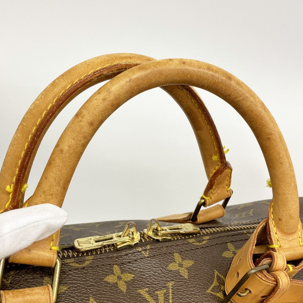 【6ga0122】ルイヴィトン ボストンバッグ モノグラム キーポルバンドリエール60 M41412 ブラウン【中古】レディース