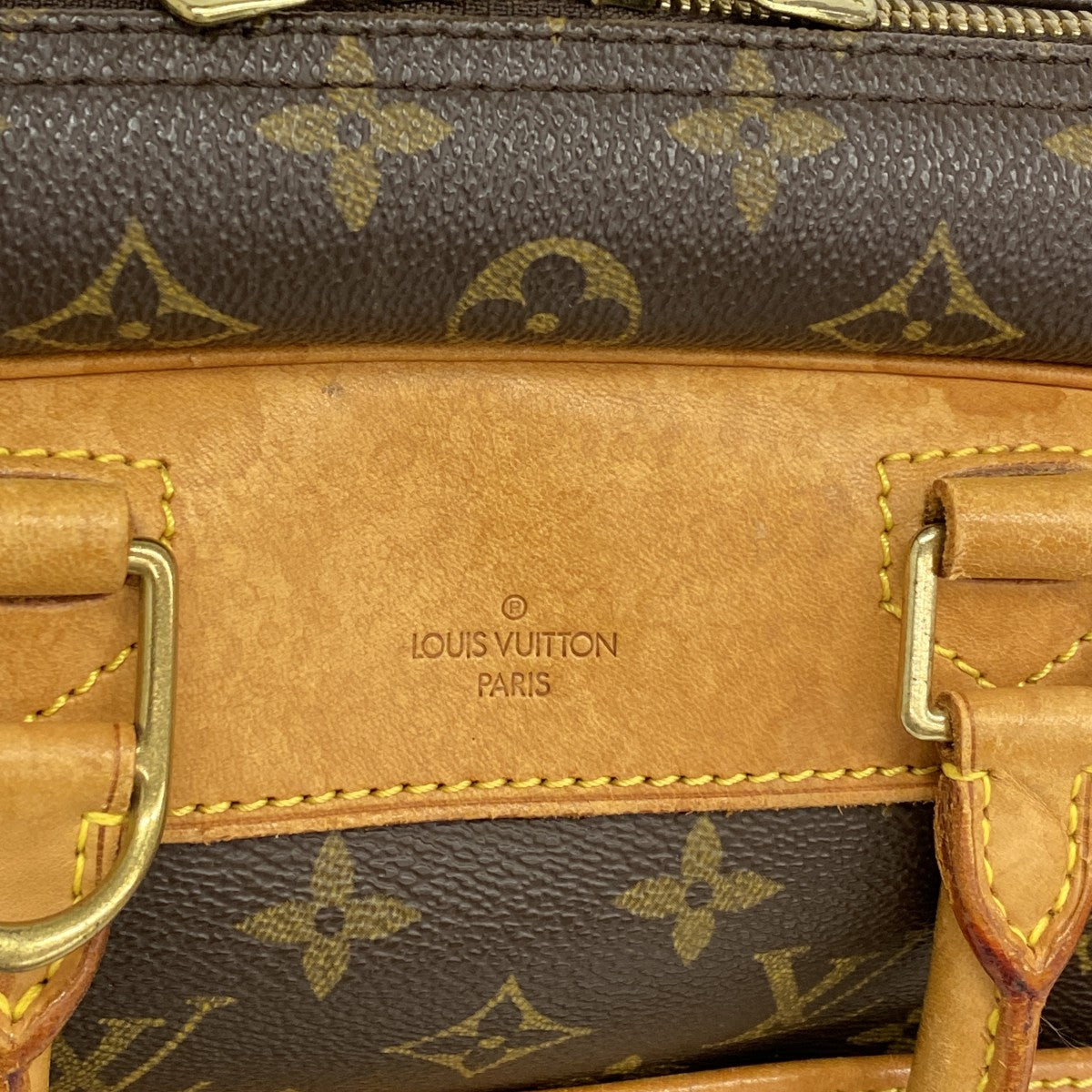 【6ga0125】ルイヴィトン ハンドバッグ モノグラム ドーヴィル M47270 ブラウン【中古】レディース