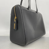 【6ga0127-k】シャネル トートバッグ レザー ブラック ゴールド金具【中古】レディース