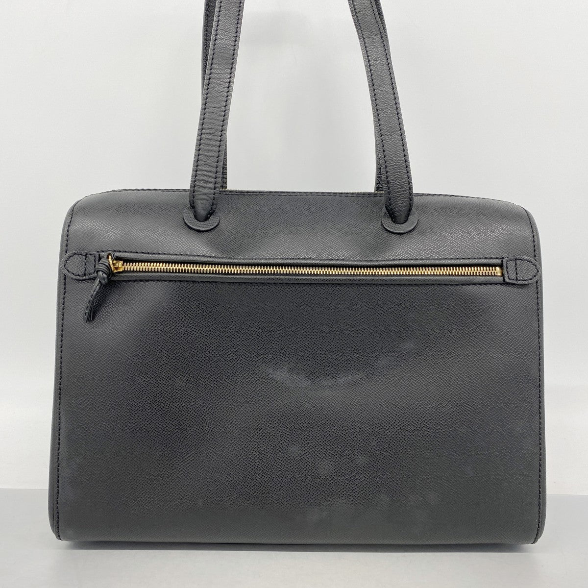 【6ga0127-k】シャネル トートバッグ レザー ブラック ゴールド金具【中古】レディース