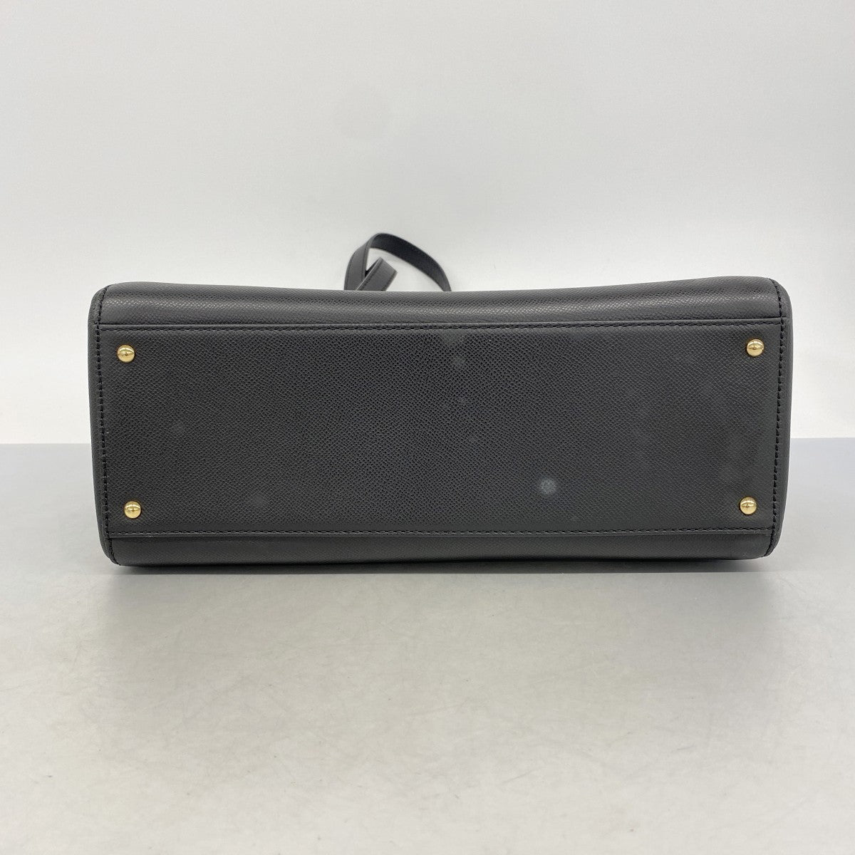 【6ga0127-k】シャネル トートバッグ レザー ブラック ゴールド金具【中古】レディース