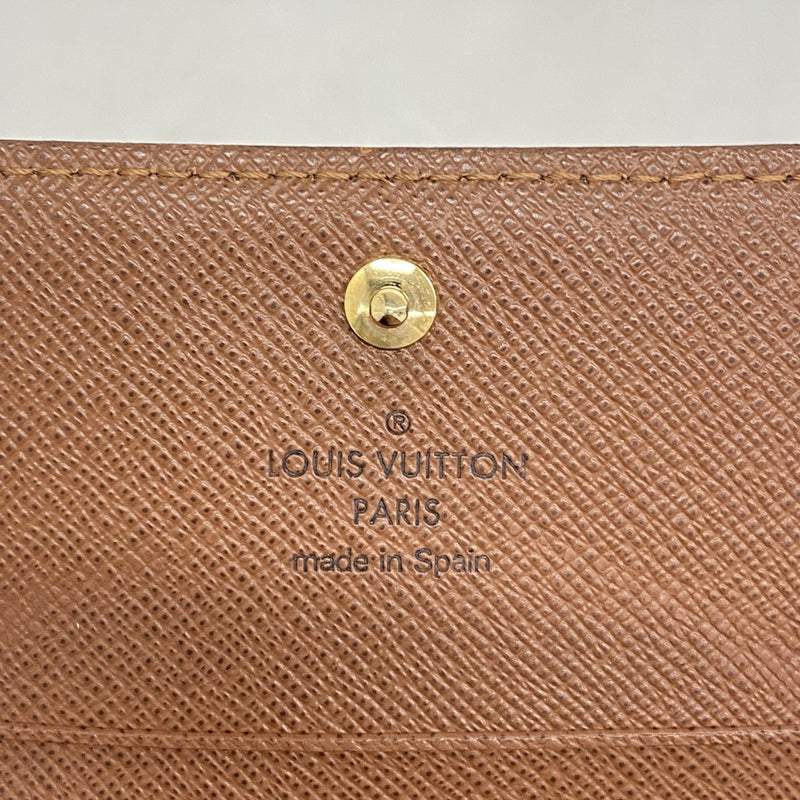 【6ga0149-k】ルイヴィトン カードケース モノグラム アンヴェロップカルトドゥヴィジット M63801 ブラウン【中古】メンズ レディース ユニセックス