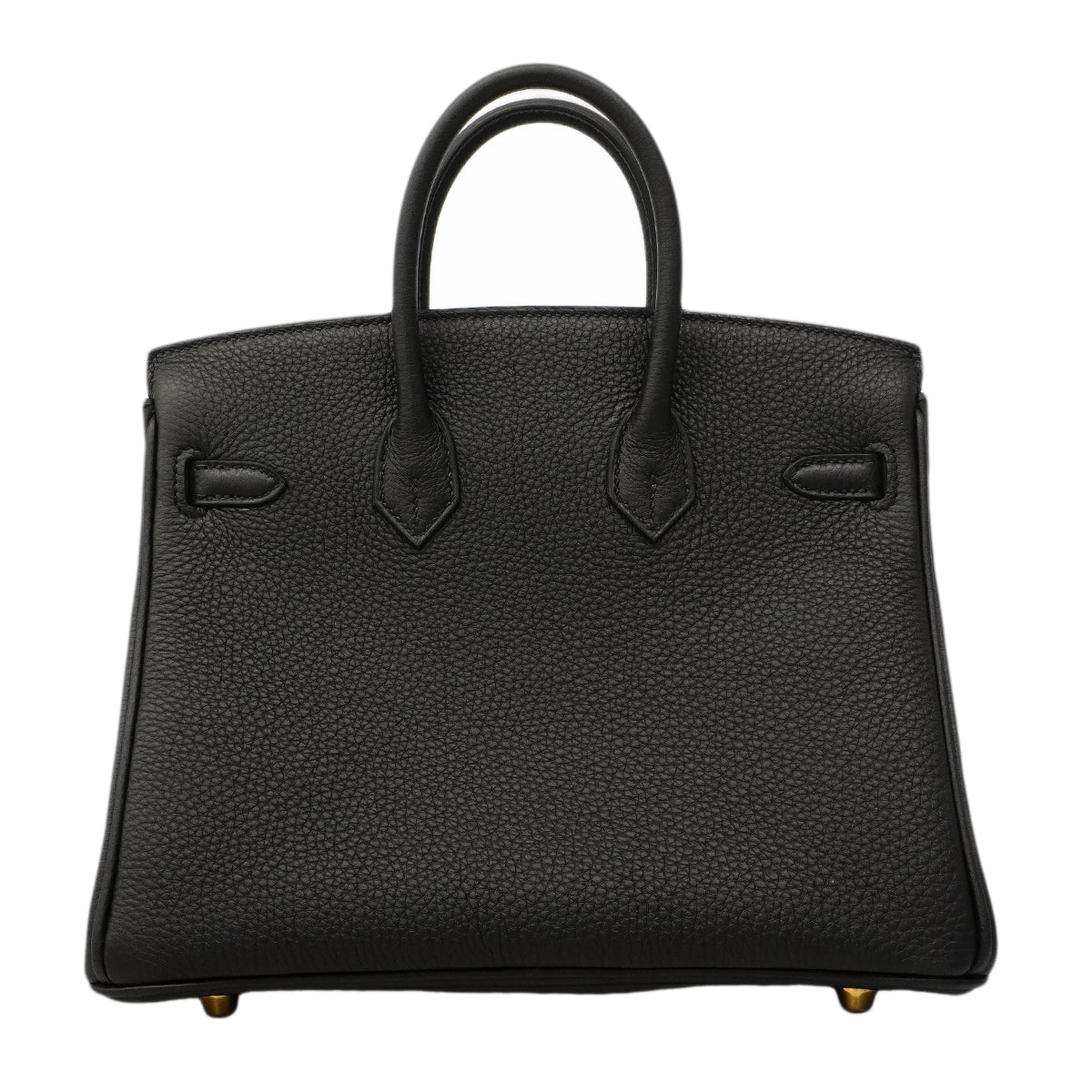 【6ga0154-g】エルメス ハンドバッグ バーキン25 トゴ ブラック ゴールド金具 G刻印【中古】レディース