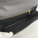 【6ga0167-k】ルイヴィトン クラッチバッグ エピ ポシェットセリエドラゴンヌ M52612 ノワール【中古】レディース