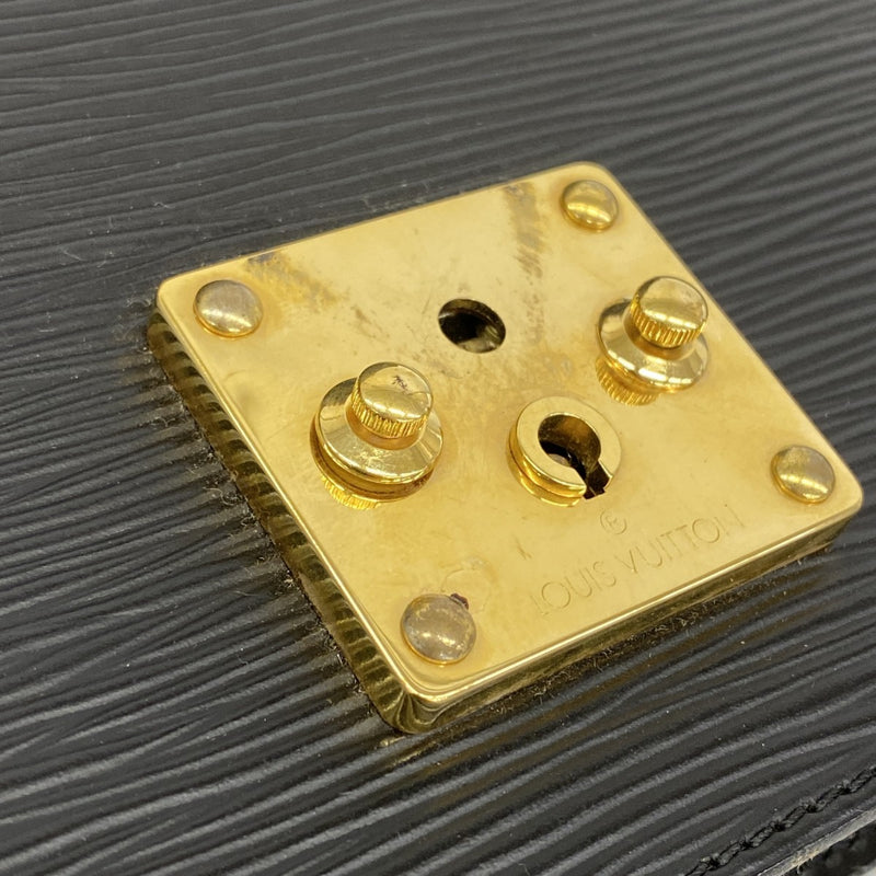 【6ga0167-k】ルイヴィトン クラッチバッグ エピ ポシェットセリエドラゴンヌ M52612 ノワール【中古】レディース