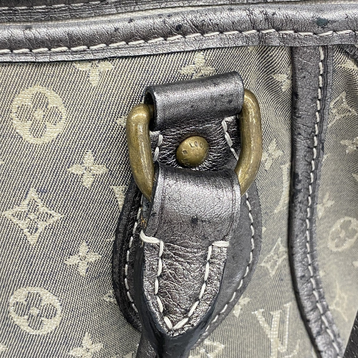 【6ga0179】ルイヴィトン ハンドバッグ モノグラム・ミニラン ブザスアンジュール M95622 プラティーヌ 2wayバッグ【中古】レディース