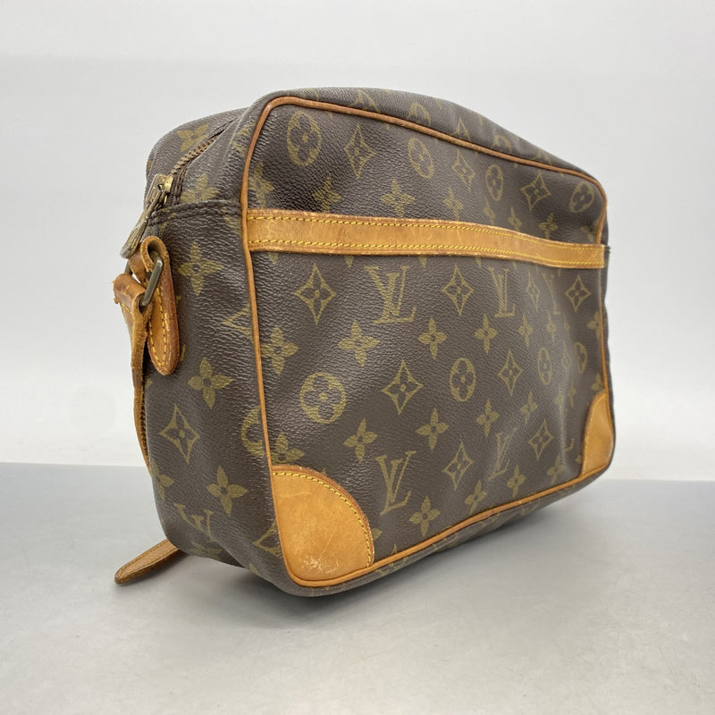 【6ga0180】ルイヴィトン ショルダーバッグ モノグラム トロカデロ30 M51272 ブラウン【中古】レディース
