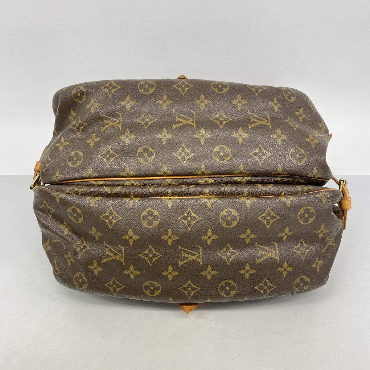 【6ga0201】ルイヴィトン ショルダーバッグ モノグラム ソミュール35 M42254 ブラウン【中古】レディース