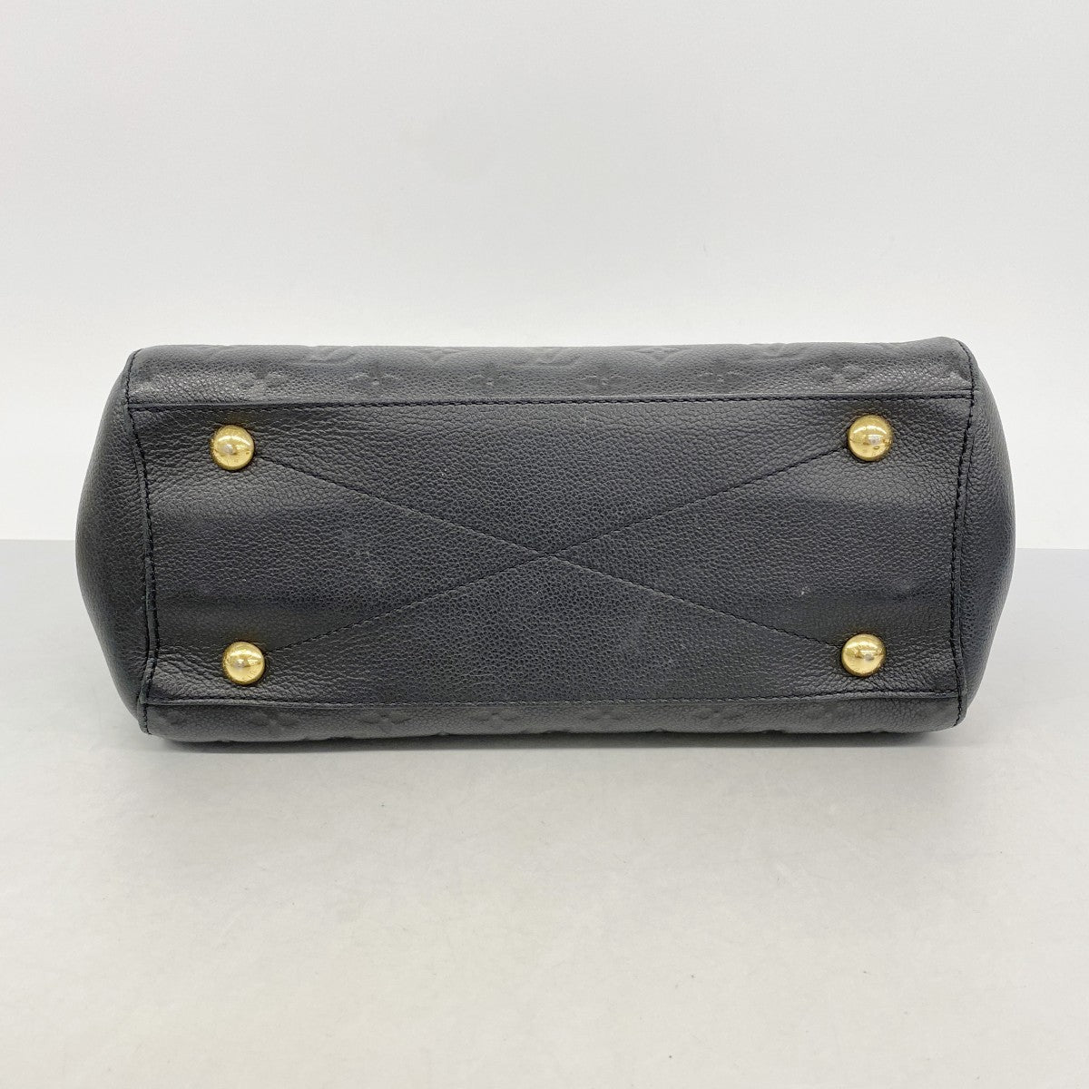 【6ga0202】ルイヴィトン ハンドバッグ モノグラム・アンプラント モンテーニュMM M41048 ノワール 2wayバッグ【中古】レディース