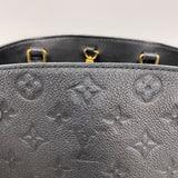 【6ga0202】ルイヴィトン ハンドバッグ モノグラム・アンプラント モンテーニュMM M41048 ノワール 2wayバッグ【中古】レディース