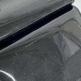 【6ga0210】シャネル 三つ折り財布 パテントレザー ブラック シルバー金具【中古】レディース