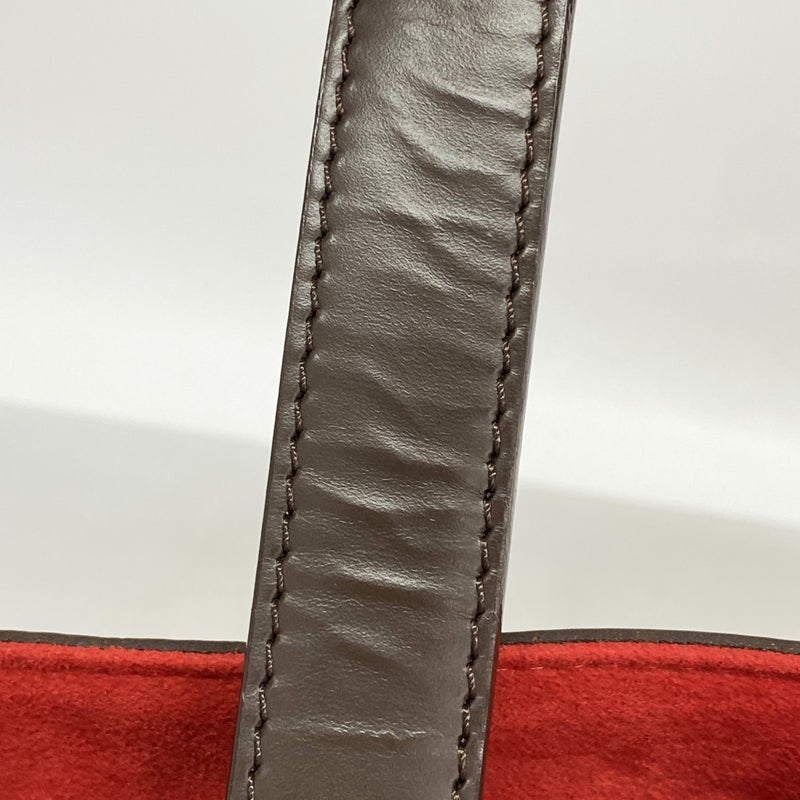 【6ga0224】ルイヴィトン トートバッグ ダミエ ハムステッドPM N51205 エベヌ【中古】レディース