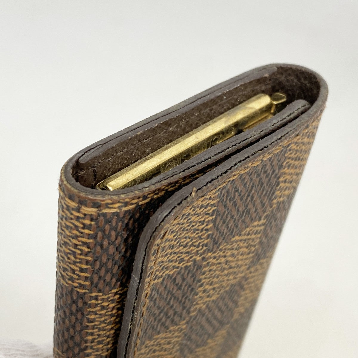 【6ga0227】ルイヴィトン キーケース ダミエ ミュルティクレ4 N62631 エベヌ【中古】メンズ レディース ユニセックス