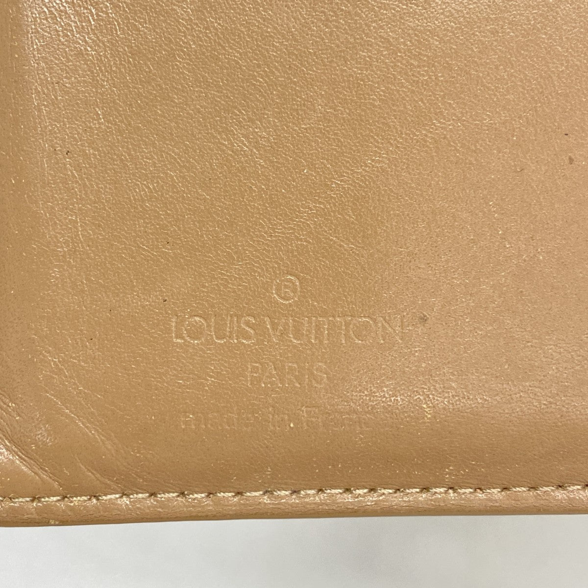【6ga0229】ルイヴィトン 財布 ヴェルニ ポルトモネビエヴィエノワ M91361 ノワゼット【中古】レディース