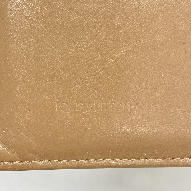【6ga0229】ルイヴィトン 財布 ヴェルニ ポルトモネビエヴィエノワ M91361 ノワゼット【中古】レディース
