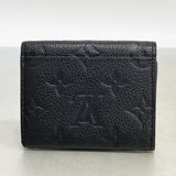 【6ga0230】ルイヴィトン 三つ折り財布 モノグラム・アンプラント ポルトフォイユゾエ M62935 ノワール【中古】レディース