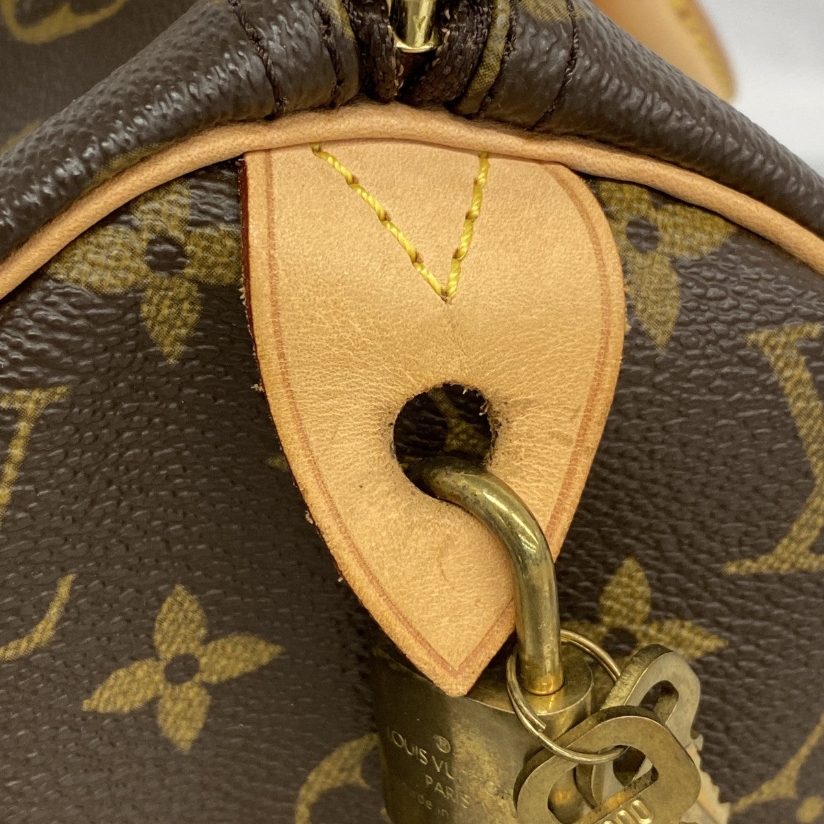 【6ga0251】ルイヴィトン ハンドバッグ モノグラム スピーディ30 M41108 ブラウン【中古】レディース