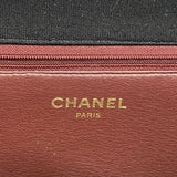 【6ga0262】シャネル ショルダーバッグ マトラッセ チェーンショルダー ジャージ ブラック ゴールド金具【中古】レディース