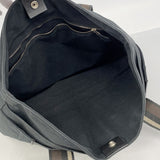 【6ga0270】エルメス トートバッグ トロカホリゾンタルMM キャンバス ブラック ブラウン シルバー金具【中古】メンズ レディース ユニセックス