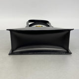 【6ga0273】カルティエ トートバッグ パンテール レザー ブラック ゴールド金具【中古】レディース