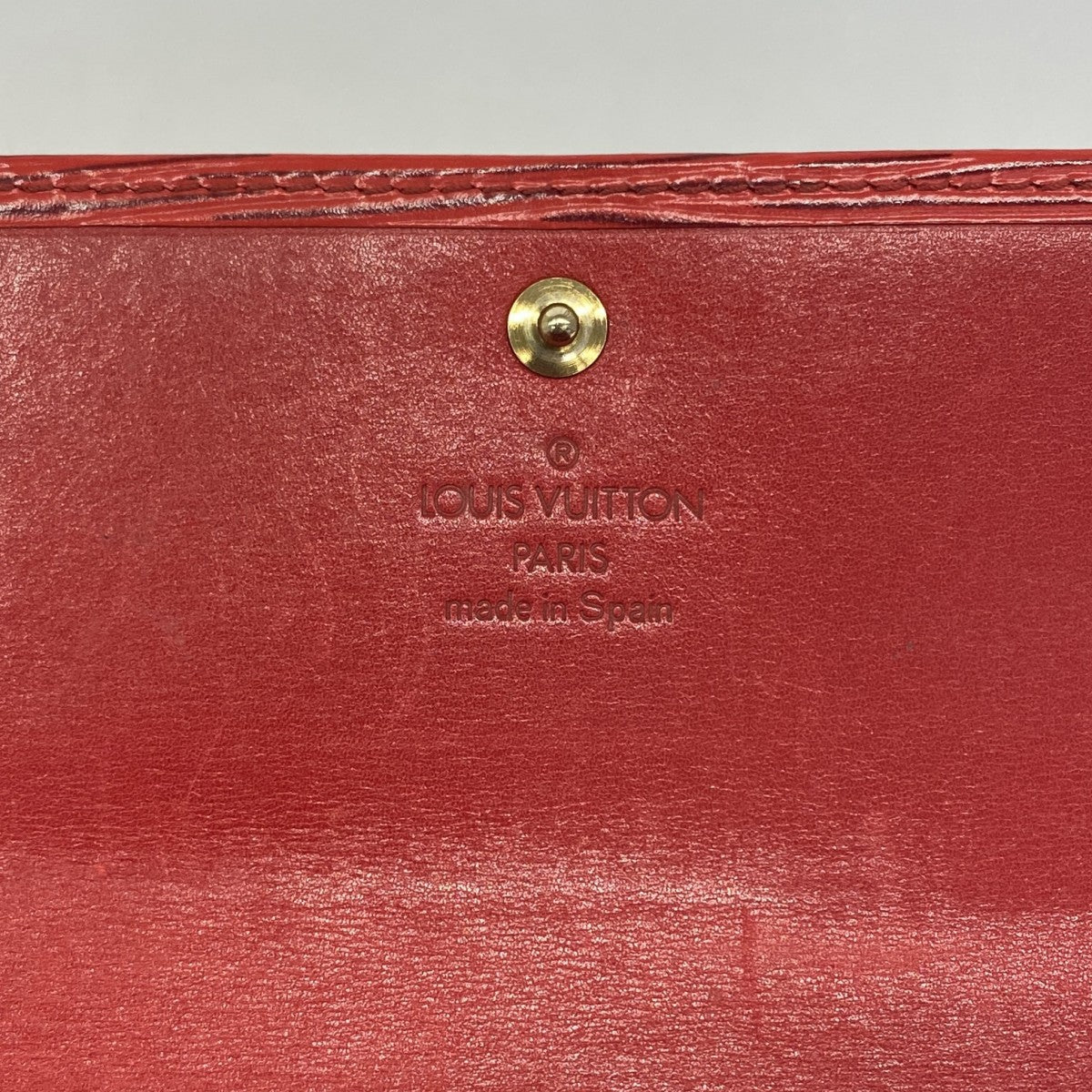 【6ga0279】ルイヴィトン 長財布 エピ ポシェットポルトモネクレディ M63577 カスティリアンレッド【中古】レディース