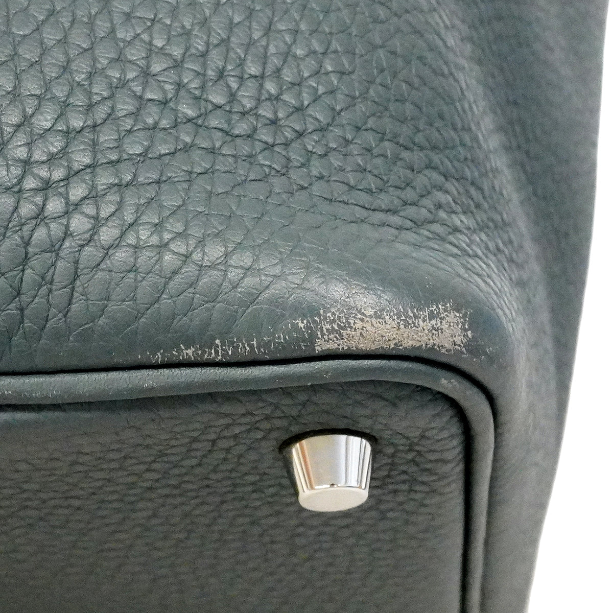 【6ga0288】エルメス ハンドバッグ ピコタンロックPM トリヨンクレマンス ヴェールアマンド シルバー金具 Z刻印【中古】レディース