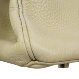 【6ga0299】エルメス ハンドバッグ バーキン35 トリヨンクレマンス ブルーペール シルバー金具 □Q刻印【中古】レディース