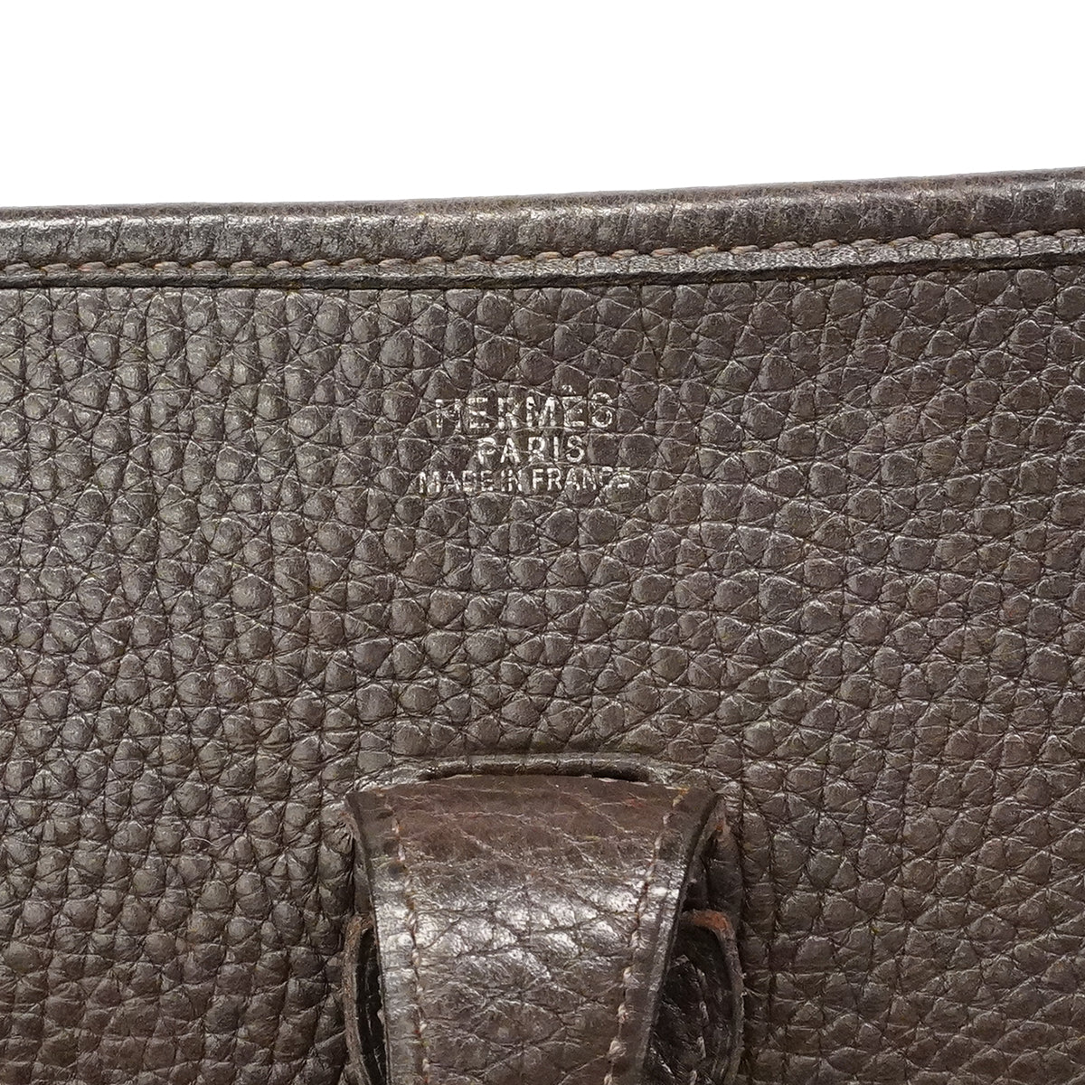 【6ga0301】エルメス ショルダーバッグ エヴリン2PM トリヨンクレマンス エコルセ シルバー金具 □H刻印【中古】レディース