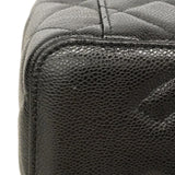 【6ga0304】シャネル ショルダーバッグ マトラッセ チェーンショルダー キャビアスキン ブラック シャンパンゴールド金具【中古】レディース