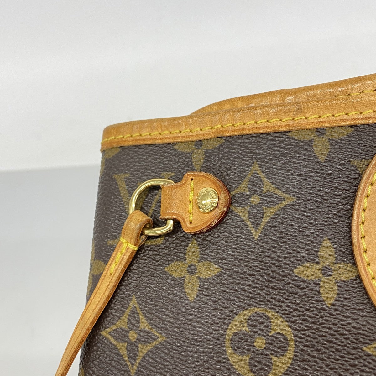 【6ga0324】ルイヴィトン トートバッグ モノグラム ネヴァーフルPM M40155 ブラウン【中古】レディース