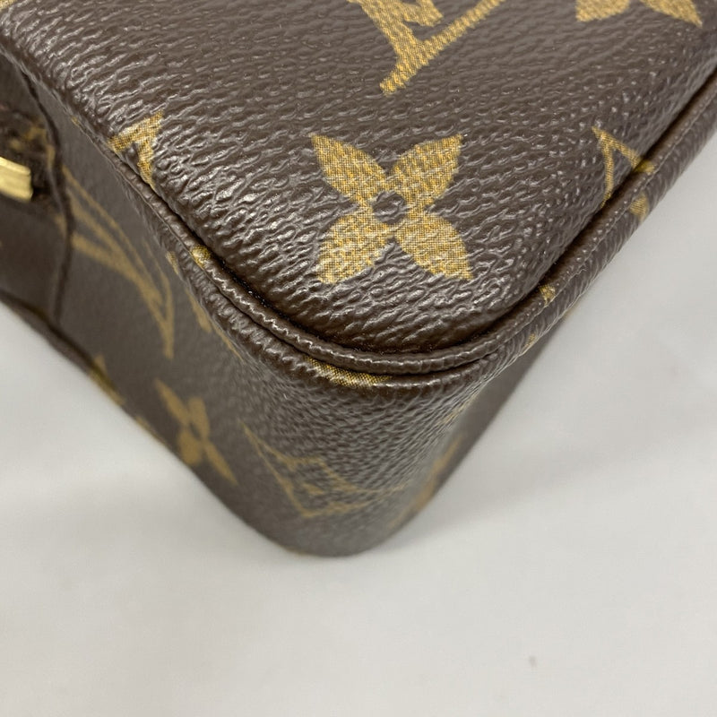 【6ga0327】ルイヴィトン ポーチ モノグラム トゥルーストワレット23 M47524 ブラウン【中古】レディース