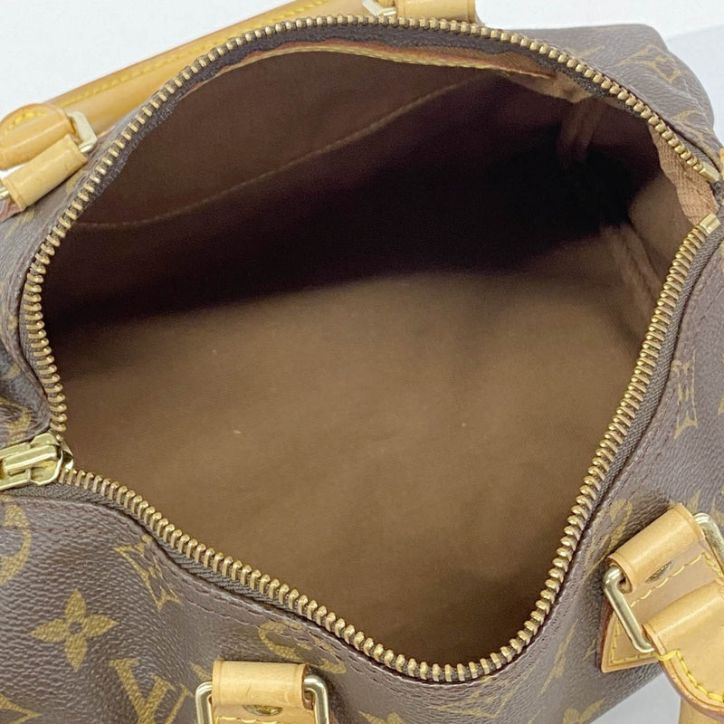 【6ga0329】ルイヴィトン ハンドバッグ モノグラム スピーディ25 M41109 ブラウン【中古】レディース