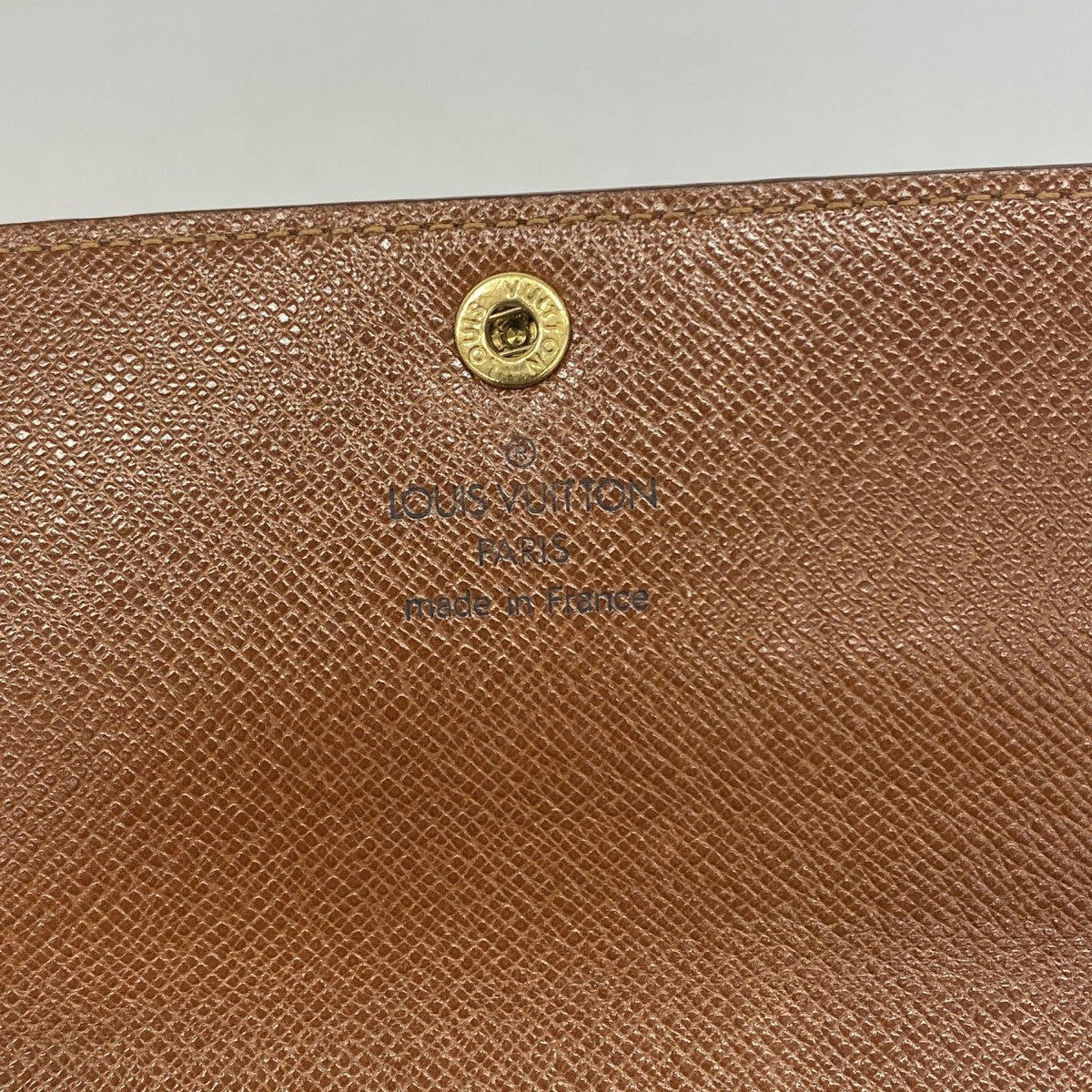 【6ga0331】ルイヴィトン 長財布 モノグラム ポルトモネクレディ M61725 ブラウン【中古】レディース