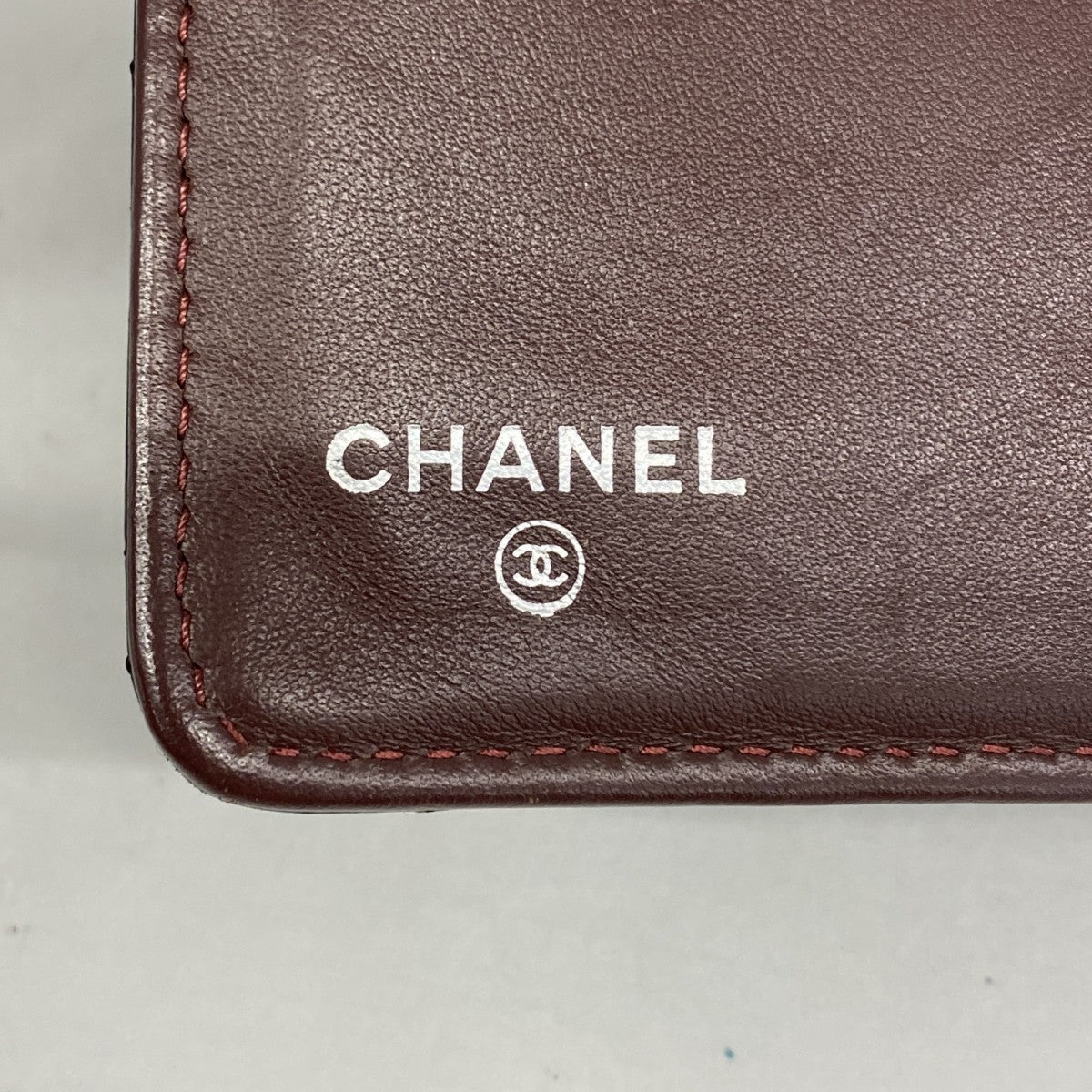 【6ga0339-k】シャネル 財布 マトラッセ ラムスキン ブラック シルバー金具【中古】レディース