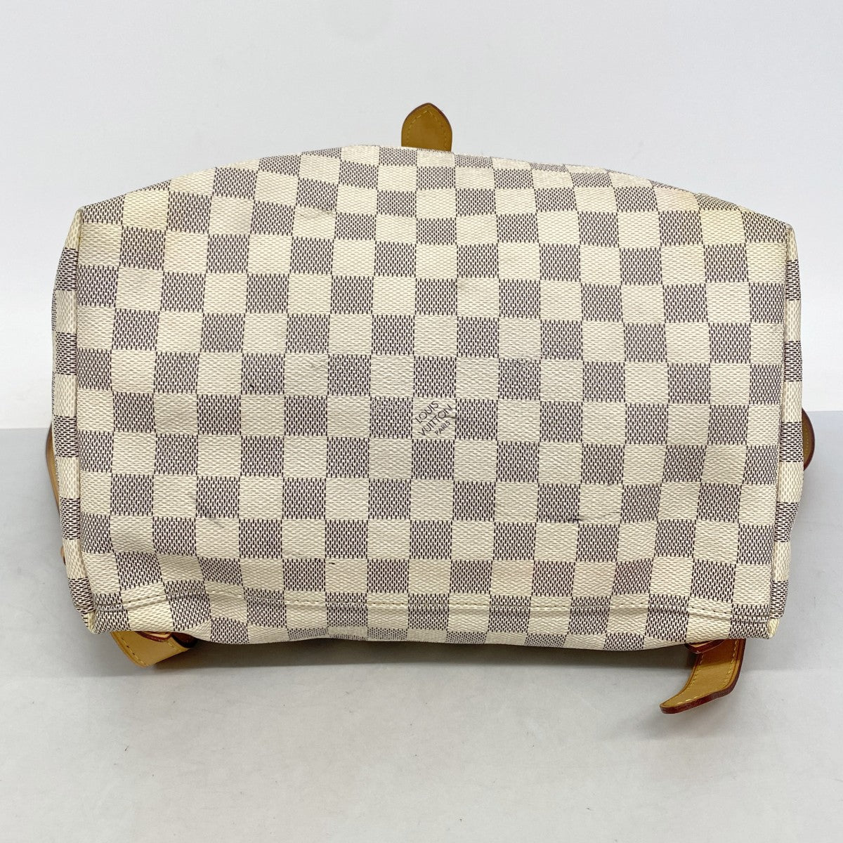 【6ga0341-k】ルイヴィトン リュック・デイパック ダミエ・アズール スペロン N41578 ホワイト【中古】レディース