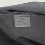 【6ga0350-k】グッチ ボストンバッグ GGキャンバス/シェリーライン 153240 キャンバス ブラック シルバー金具【中古】メンズ レディース ユニセックス