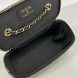 【6ga0352-k】シャネル ショルダーバッグ ラフィア ベージュ ブラック シャンパンゴールド金具【中古】レディース