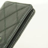 【6ga0364-k】シャネル カードケース ビコローレ レザー ブラック ゴールド金具【中古】メンズ レディース ユニセックス