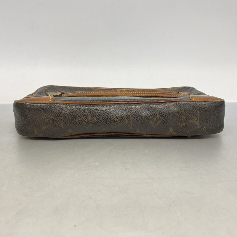 【6ga0371】ルイヴィトン クラッチバッグ モノグラム マルリードラゴンヌGM M51825 ブラウン【中古】レディース