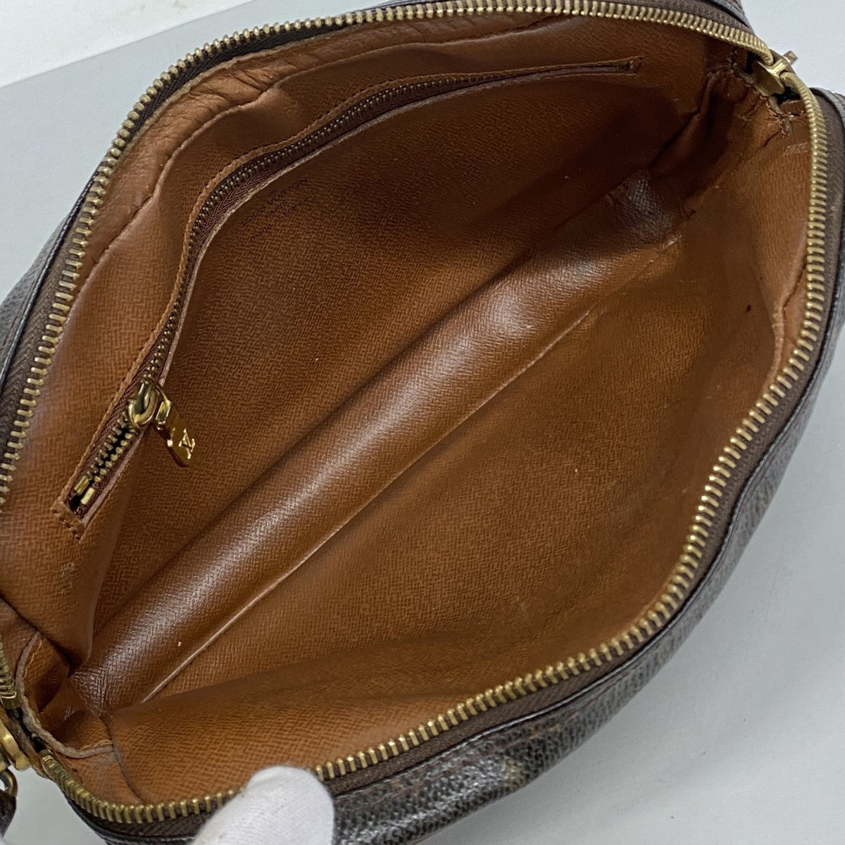 【6ga0371】ルイヴィトン クラッチバッグ モノグラム マルリードラゴンヌGM M51825 ブラウン【中古】レディース