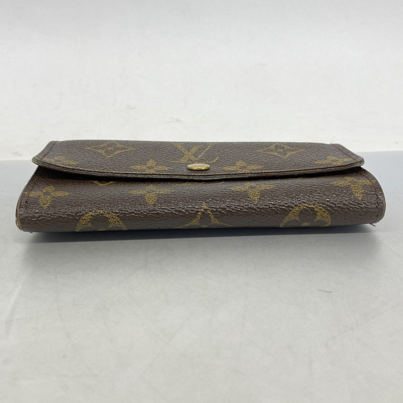 【6ga0373】ルイヴィトン 財布 モノグラム ポルトモネ ジップ M61735 ブラウン【中古】メンズ レディース ユニセックス
