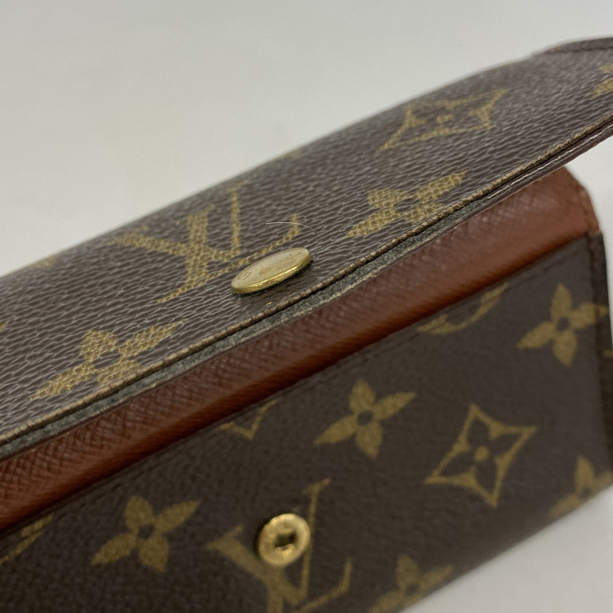 【6ga0373】ルイヴィトン 財布 モノグラム ポルトモネ ジップ M61735 ブラウン【中古】メンズ レディース ユニセックス