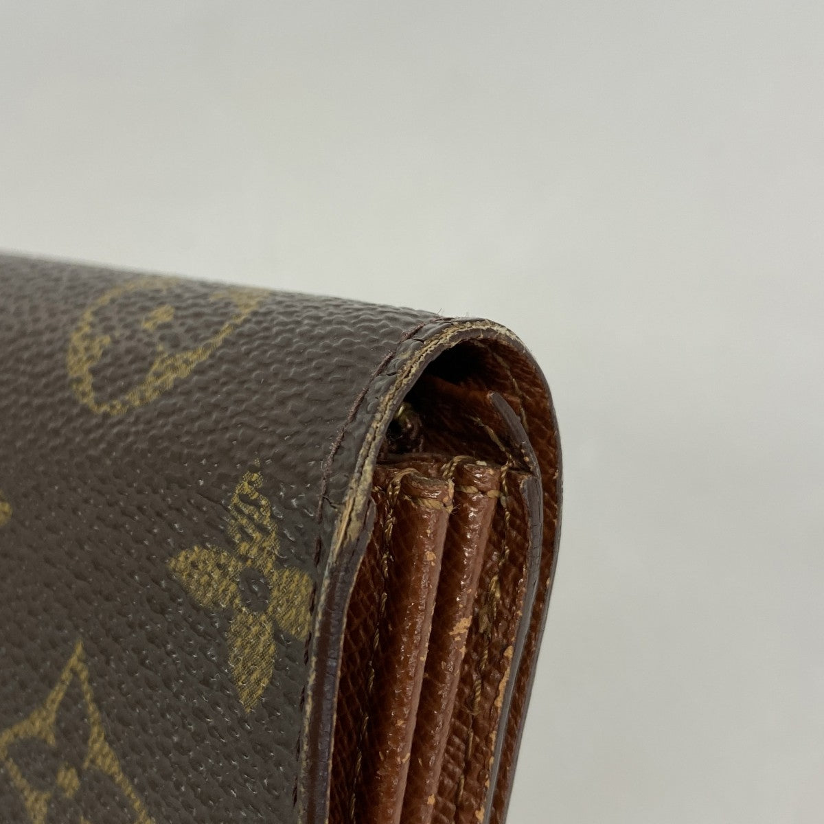 【6ga0373】ルイヴィトン 財布 モノグラム ポルトモネ ジップ M61735 ブラウン【中古】メンズ レディース ユニセックス