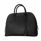 【6ga0376】エルメス ハンドバッグ ボリード1923 ヴォーエプソン ブラック シルバー金具 B刻印【中古】レディース