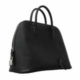 【6ga0376】エルメス ハンドバッグ ボリード1923 ヴォーエプソン ブラック シルバー金具 B刻印【中古】レディース