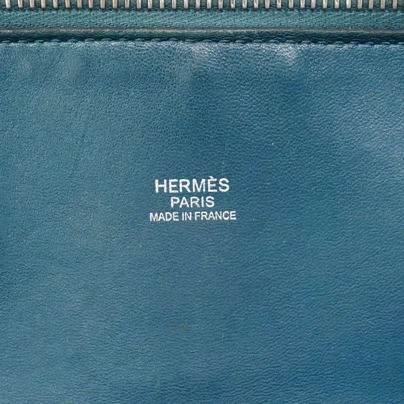【6ga0377】エルメス ハンドバッグ ボリード31 トリヨンクレマンス コルヴェール シルバー金具 T刻印 2wayバッグ【中古】レディース